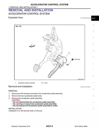2014 Nissan Altima repair manual Preview image 3