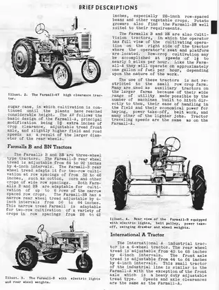 1939-1947 Farmall A, AV, B, BN, U2 tractor manual Preview image 3