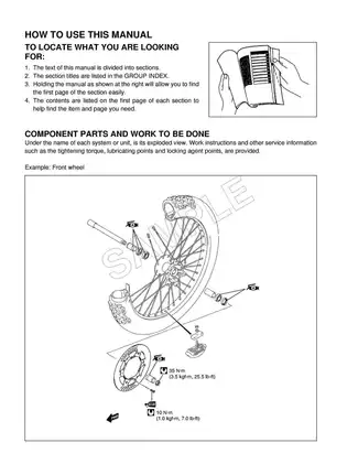 2003-2004 Suzuki RM250 owner´s service manual Preview image 4
