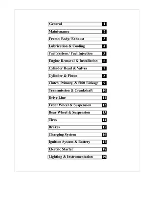 2002-2004 Polaris Victory Standard, Deluxe, Classic / Touring Cruiser service manual Preview image 3