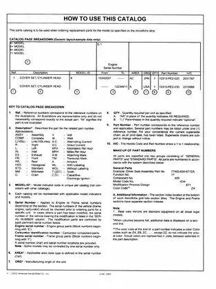 2002-2009 Honda VTX1800, VTX1800C parts catalog Preview image 3