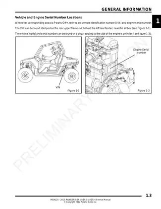 2013 Polaris™ Ranger RZR UTV manual Preview image 3