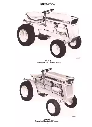 Cub Cadet International 72, 104, 105, 124, 125 tractor operations & maintenance manual Preview image 5