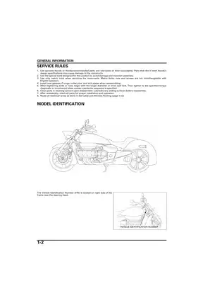 2004 Honda NRX 1800 Valkyrie Rune service manual Preview image 5