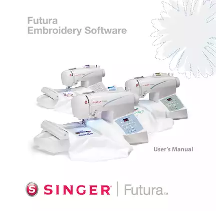 Singer Futura CE-150, CE-250, CE-350 sewing machine user´s manual Preview image 1