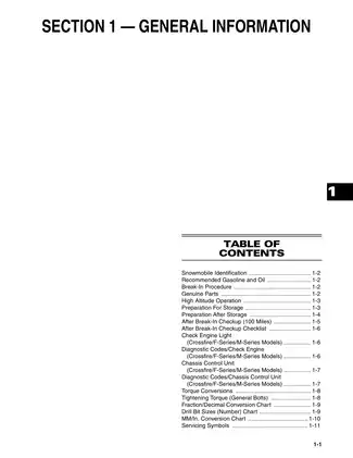 2008 Arctic Cat snowmobile service manual Preview image 2