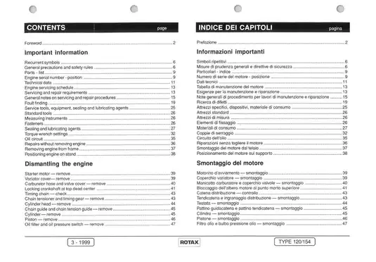 Aprilia Leonardo Scarabeo 125-150 workshop manual Preview image 3