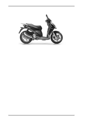 Aprilia Sportcity 250 ie scooter service station manual Preview image 4