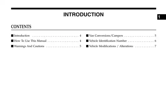 2006 Dodge RAM 1500 owners manual Preview image 3