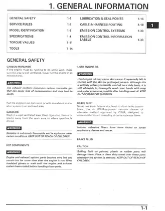 1998-2003 Honda VTR1000F Super Hawk service manual Preview image 4