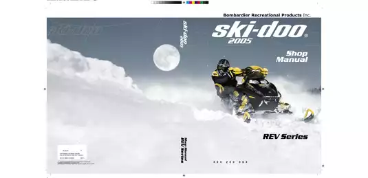 2005 Bombardier Ski Doo REV snowmobile shop manual Preview image 1