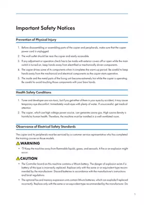 Ricoh Aficio MP C3500, Aficio MP C4500 service manual Preview image 2