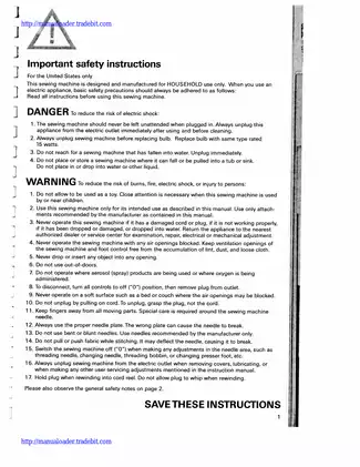 Pfaff Creative 7570 sewing machine instruction book Preview image 3