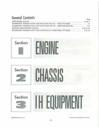 International Harvester (IH) Cub Cadet 800, 1000, 1200, 1250, 1450, 1650 garden tractor service manual Preview image 5
