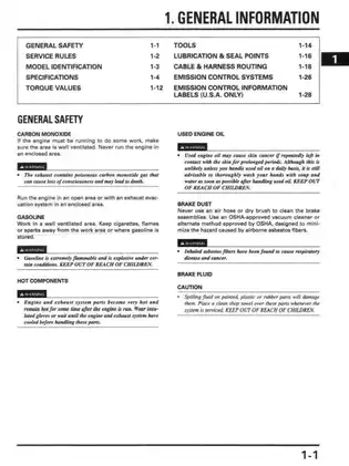 1996-2009 Honda CMX 250, CMX 250C Rebel repair manual Preview image 3