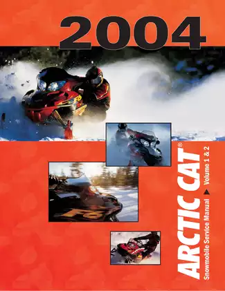 2004 Arctic Cat (all models) snowmobile repair manual Preview image 1