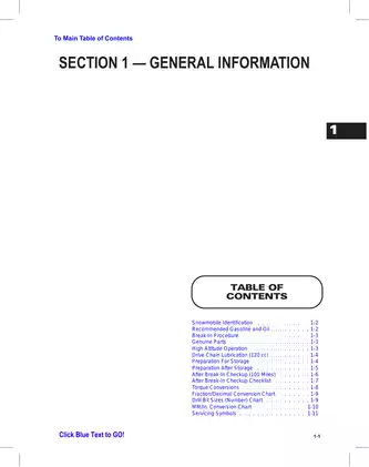 2001 Arctic Cat snowmobile service manual Preview image 2