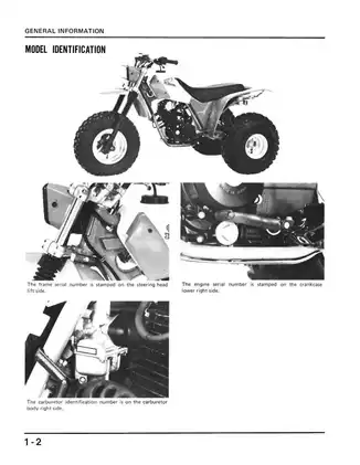 1983-1985 Honda ATC200x shop manual Preview image 5