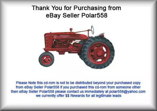 1939-1953 Farmall H, HV IH international tractor operators owners manual Preview image 1