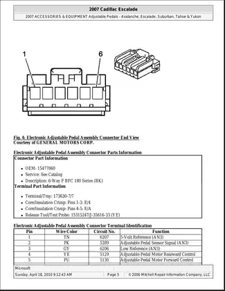 2007-2009 Chevrolet Avalanche repair manual Preview image 5