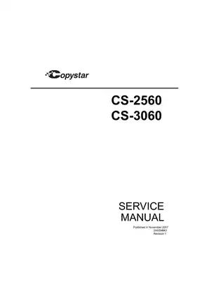 Kyocera Mita Copystar CS-2560, CS-3060 copier service manual Preview image 1