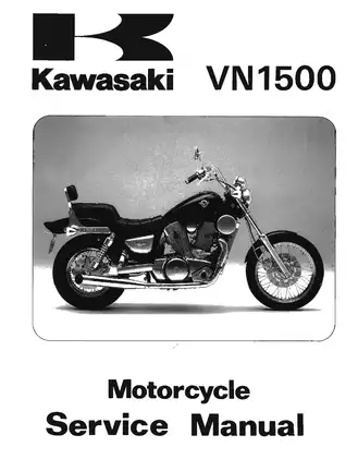 1987-2004 Kawasaki Vulcan 1500, VN1500 + Classic service manual Preview image 1
