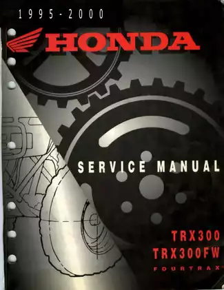 1995-2000 Honda TRX300, TRX300FW sport ATV repair manual Preview image 1