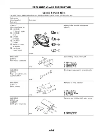 2000-2005 Nissan Frontier service manual Preview image 4