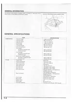2003-2008 Honda CBR600 service, repair manual Preview image 4