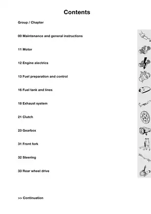 2000 BMW 1100RT, 1100RS, 1100GS, 1100R repair manual Preview image 4