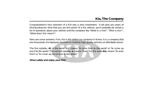 2002-2005 Kia Carnival Sedona repair manual Preview image 1