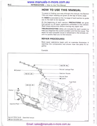 Toyota 2H, 12H-T engine repair manual Preview image 5