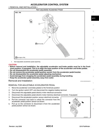 2010 Nissan Pathfinder shop manual Preview image 5