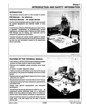 John Deere 401D Industrial Tractor Technical Manual Preview image 5