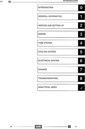 2001-2005 Aprilia RST1000 Futura S sport touring motorcycle workshop manual Preview image 2