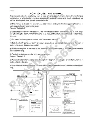 2000-2009 Yamaha V-Star 1100, XVS1100 service manual Preview image 4