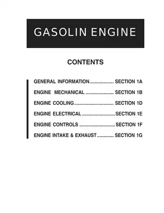 2005-2010 Ssangyong Rodius Stavic engine manual Preview image 1