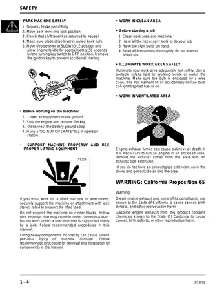 1996-2002 Sabre 1438, 1542, 1642, 1646 lawn tractor technical manual Preview image 5