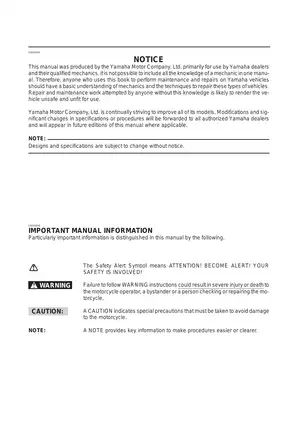 1999-2002 Yamaha YZF-R6 service manual Preview image 3