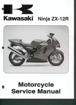 2000-2006 Kawasaki Ninja ZX-12R motorcycle service manual Preview image 1