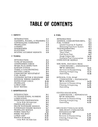 1965-1989 Mercury 2hp-40hp outboard engine manual Preview image 1