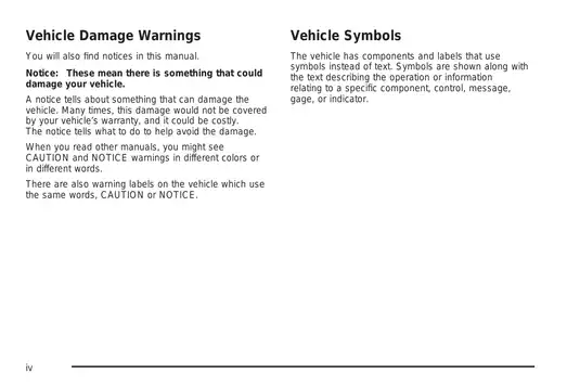 2008 Chevrolet Impala owners manual Preview image 4