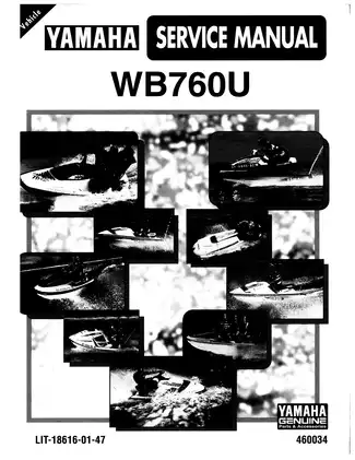 1996-2000 Yamaha WaveBlaster II, WB760 service manual Preview image 1