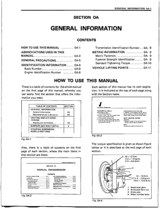 1988-1998 Suzuki Vitara service manual Preview image 5