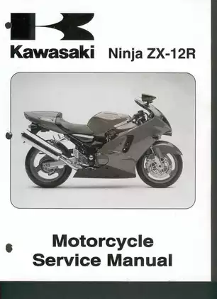 2000-2003 Kawasaki Ninja ZX-12R service manual Preview image 1