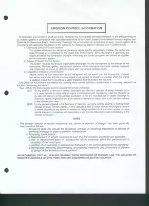 2000-2003 Kawasaki Ninja ZX-12R service manual Preview image 5