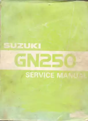 1982-2006 Suzuki GN250 service manual Preview image 1