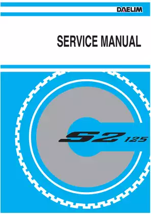 Daelim S2 125 service manual Preview image 1