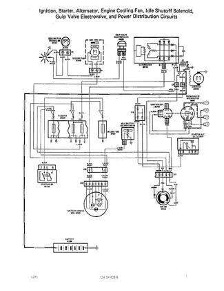 1975-1982 Fiat 124 Spider wiring diagrams Preview image 3