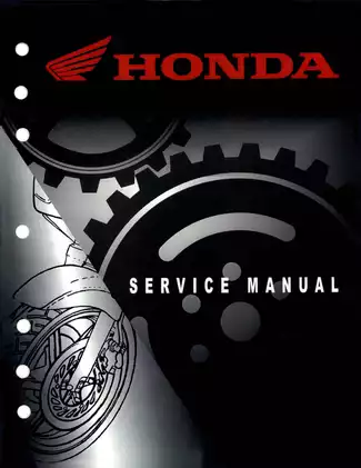 2003-2007 Honda VTX1300S service manual Preview image 1